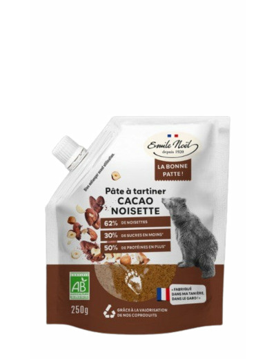 Pâte à tartiner Bio Cacao Noisette-250g-Emile Noël