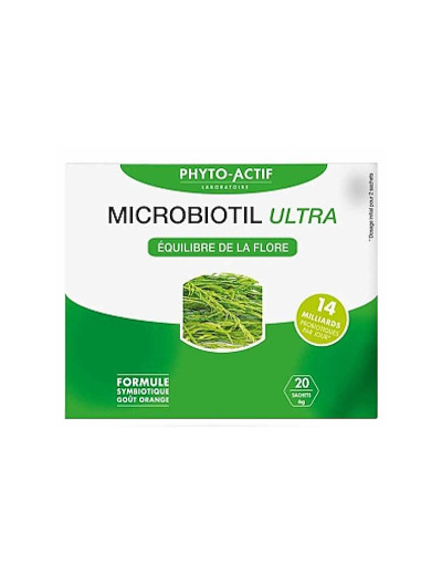 Microbiotil Ultra Bio Ferments Lactiques 20 sachets 120g