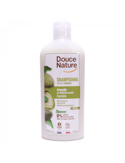 Shampooing Doux Cheveux Normaux au Lait d'Amande Bio 250ml