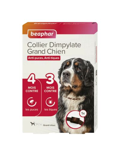 Collier antiparasitaire au Dimpylate pour grand chien