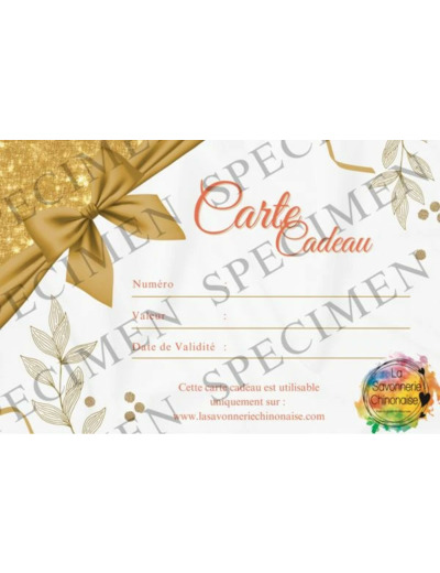 Carte Cadeau