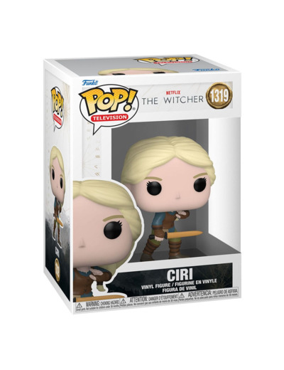 The Witcher POP! TV Vinyl figurine Ciri w/sword 9 cm