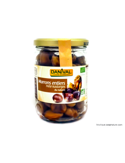 Marrons Entiers au Naturel Bio 320g