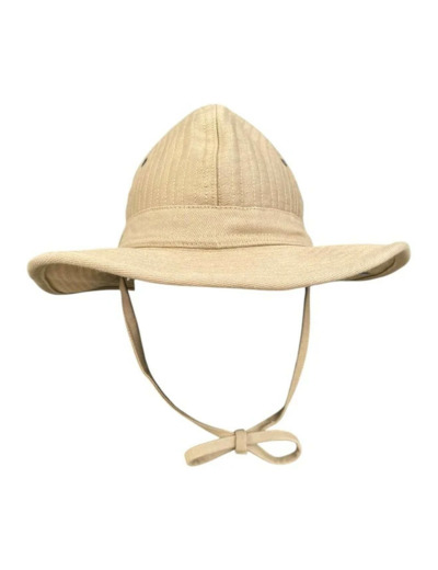 Chapeau de brousse militaire sable - 100% coton