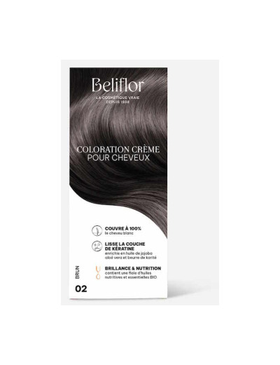 Coloration Crème pour Cheveux 02 Brun