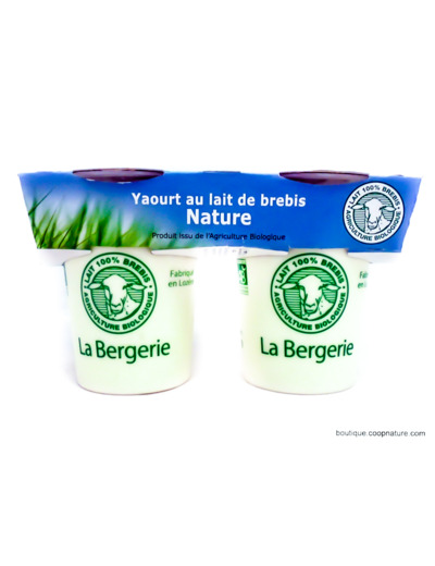 Yaourts Nature de Brebis Bio 2x125g