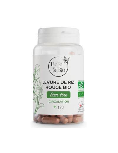 Levure de Riz rouge bio 120 gélules