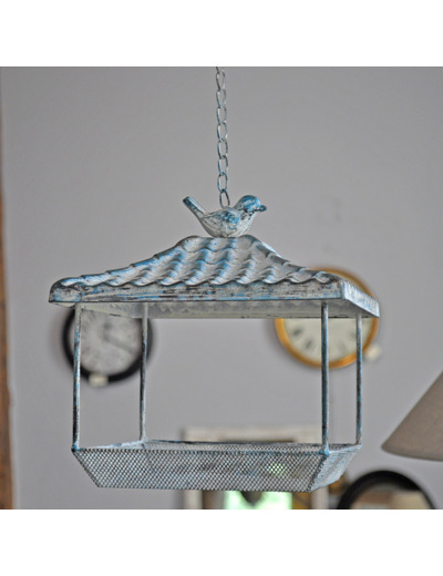 Mangeoire oiseaux à suspendre Pagode 20x20x58cm