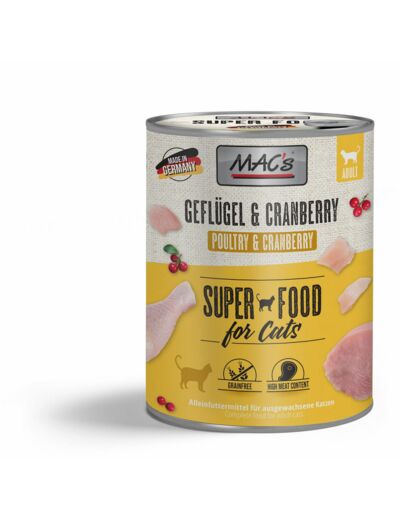 MAC's Volaille & Canneberge pour chat - 800g