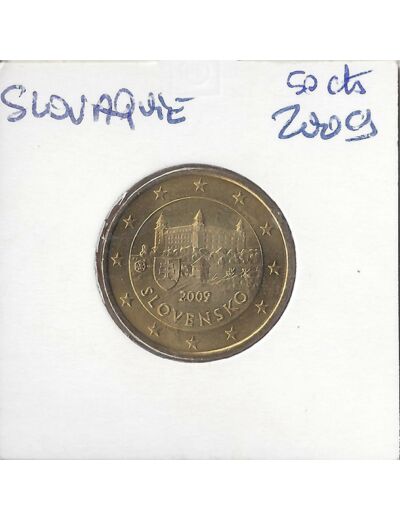 SLOVAQUIE 2009 50 CENTIMES SUP-