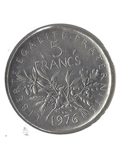 FRANCE 5 FRANCS ROTY 1971 TTB+