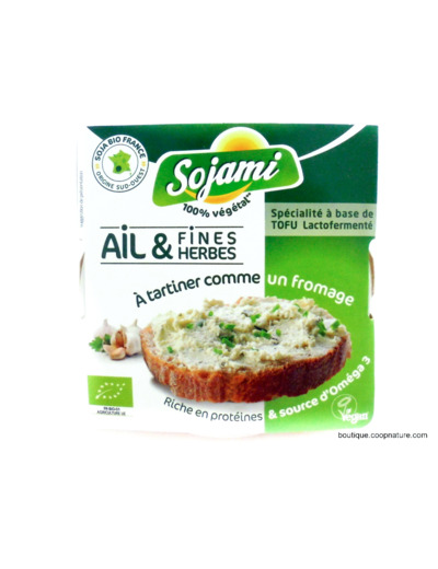 Pâte à Tartiner Ail et Fines Herbes Bio 125g