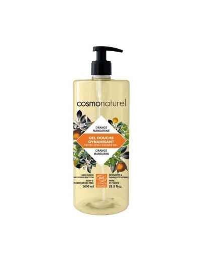 Gel douche dynamisant Fruité Orange Mandarine  1L