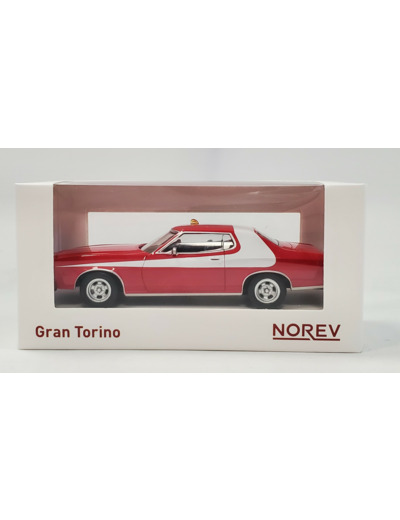 FORD GRAN TORINO STARSKY ET HUTCH NOREV 1/43 BOITE D'ORIGINE