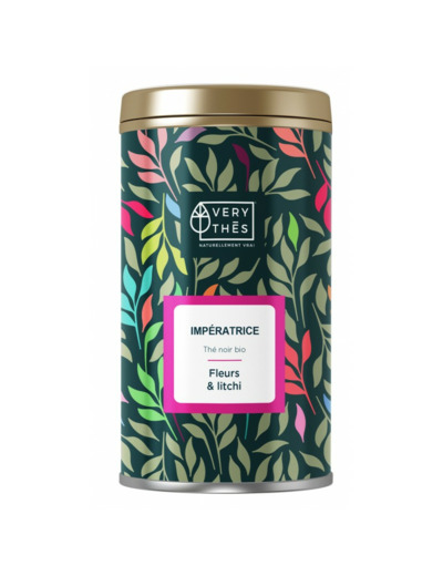 Thé noir bio Impératrice, fleurs et litchi