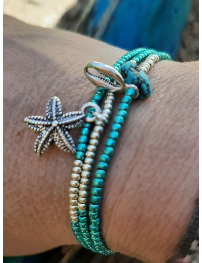 BRACELET MULTIRANGS STARFISH