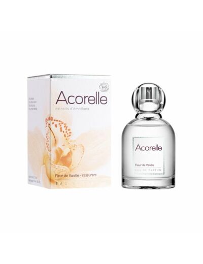 Eau de Parfum douceur vanillé BIO-50ml-Acorelle