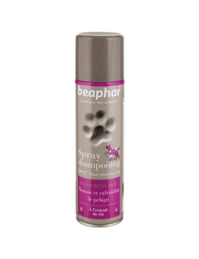 Spray shampooing sec sans rinçage chien et chat - 250ml