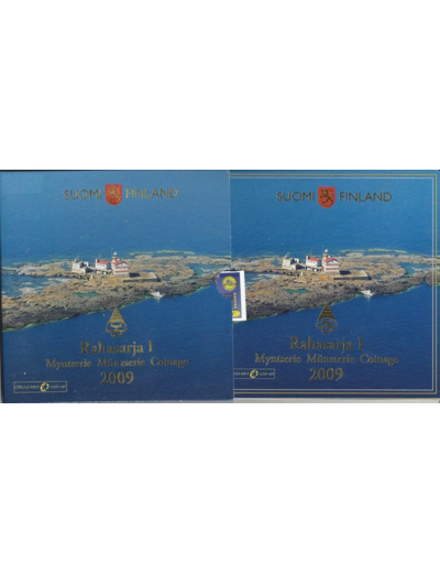 FINLANDE 2009 Serie 8 Monnaies + 1 MEDAILLE BU RAHASARJA 1