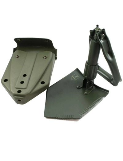 Pelle pliante militaire : outil robuste et compact pour survie outdoor