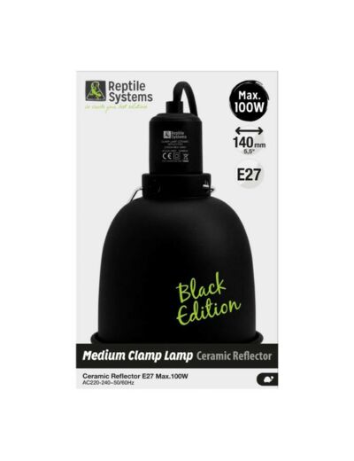 Clamp Lamp (Black Edition) - 100W
