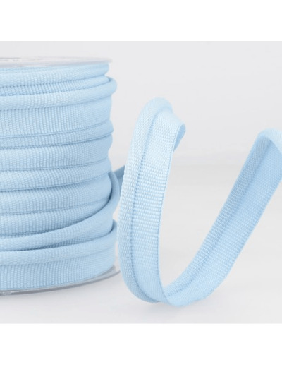 Simple passepoil bleu clair 519 C03 8mm 100%polyester le mètre 519C03