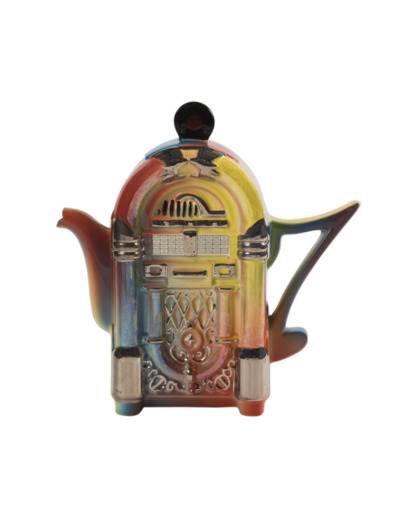 Théière excentrique anglaise juke-box