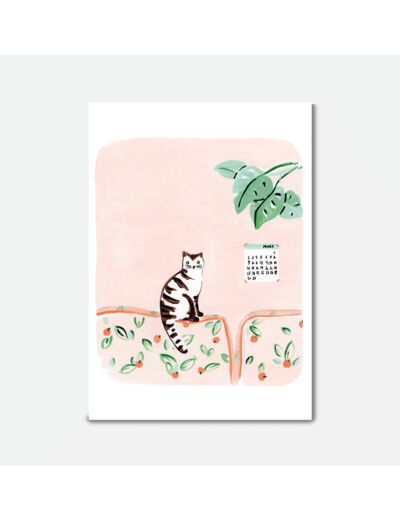 Carte Chat Tigré - Pascale Editions