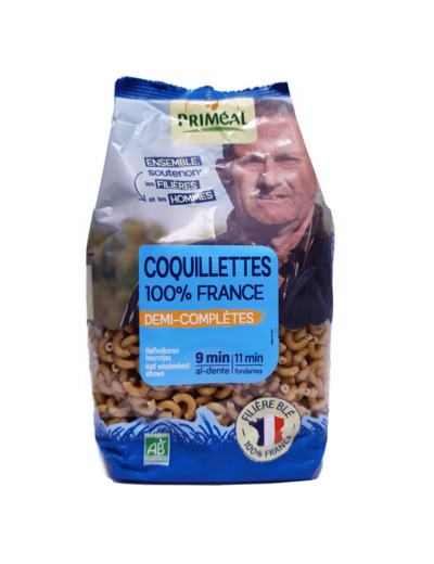 Coquillettes Demi-Complètes Bio 500g