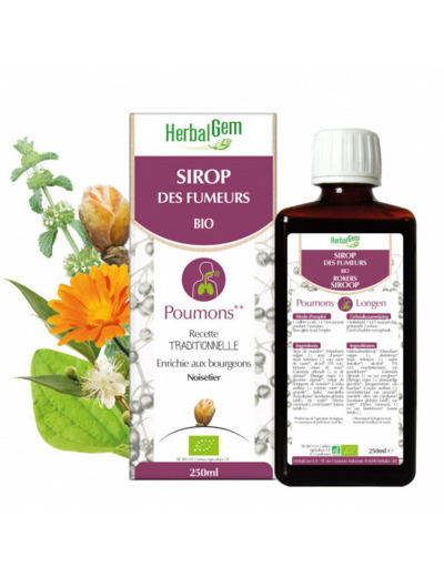 Sirop Des Fumeurs Bio Poumons-150ml-Herbalgem