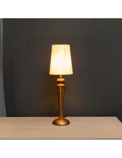 Lampe à poser Eudoxie manguier 56x18cm