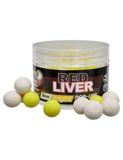 pop up bright red liver starbait