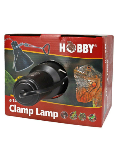 Clamp Lamp, noir - Ø14cm