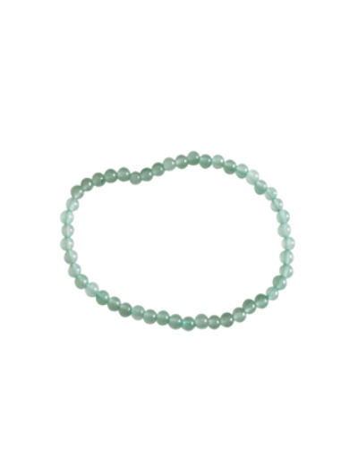 Bracelet en aventurine verte 4 mm