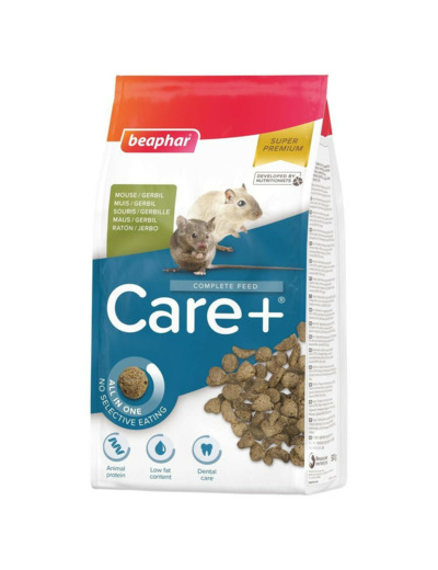 Alimentation extrudée CARE+ pour gerbille & souris - 500G