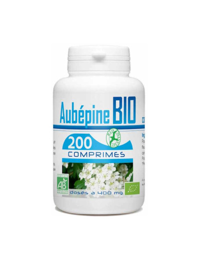 Aubépine bio 400mg 200 comprimés