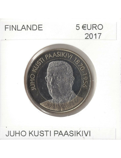 FINLANDE 2017 5 EURO JUHO KUSTI PAASIKIVI  SUP