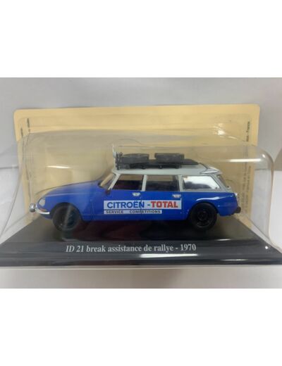 CITROEN ID 21 BREAK ASSISTANCE DE RALLYE 1970 ATLAS 1/43 BOITE D'ORIGINE