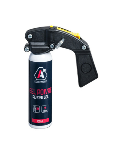Aérosol de défense SÉCU-ONE gel poivre 100 ml avec poignée