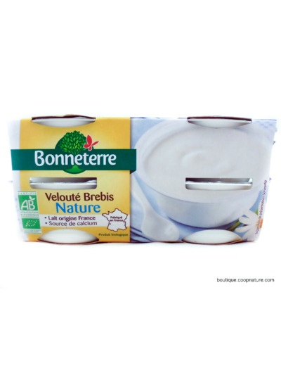 Veloutés Nature de Brebis Bio 4x115g