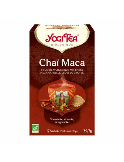 Infusion Chaï Maca Bio-17 sachets-Yogi Tea