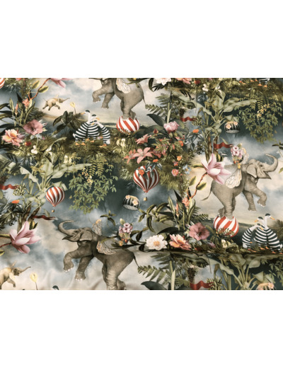 DUNBOWORLD VELOURS 145CM 6703 ELEPHANT