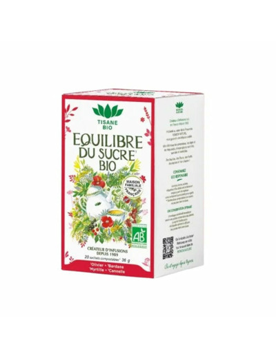 Equilibre du sucre Bio-20 sachets-Romon Nature