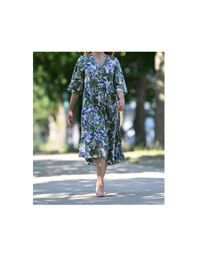 robe DRESS ADDICT LOKI ou LAURA EN ROBE coton froissé