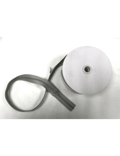 Rouleau de fermeture à glissière 5 mm Gris 301 25m H89131