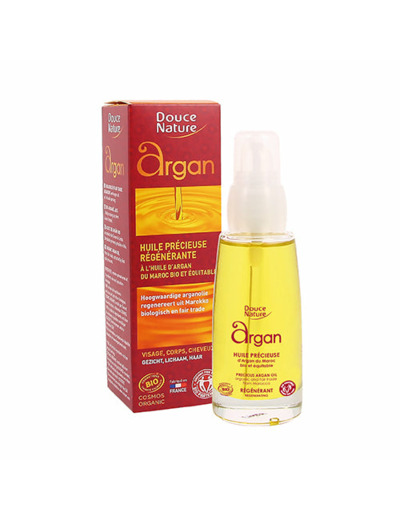 Huile Précieuse d'Argan Bio-50ml-Douce nature
