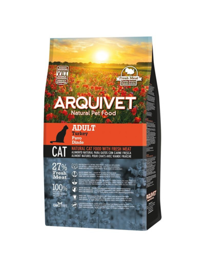 Arquivet  - Croquettes pour Chat à  la Dinde - 1,5kg ARQUIVET