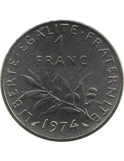 FRANCE 1 FRANC ROTY 1974 FDC