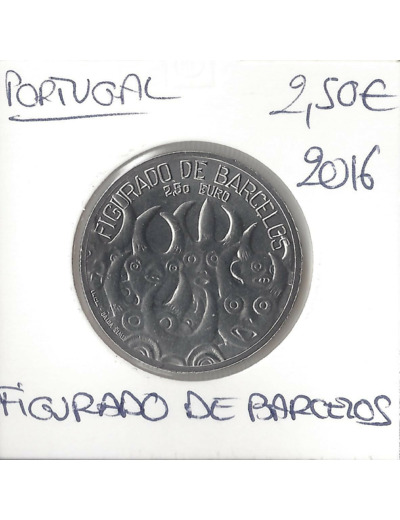 PORTUGAL 2016  2.50 EURO FIGURADO DE BARCELOS SUP