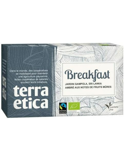 THE NOIR BREAKFAST CEYLAN 20X1,8G Terra Etica